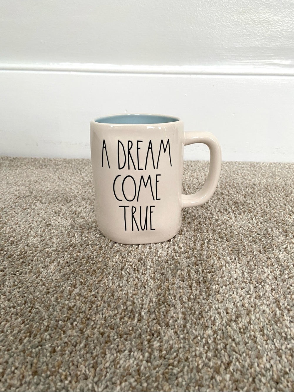 Rae Dunn "A DREAM COME TRUE" Cinderella Castle Double Sided Disney Princess Mug
